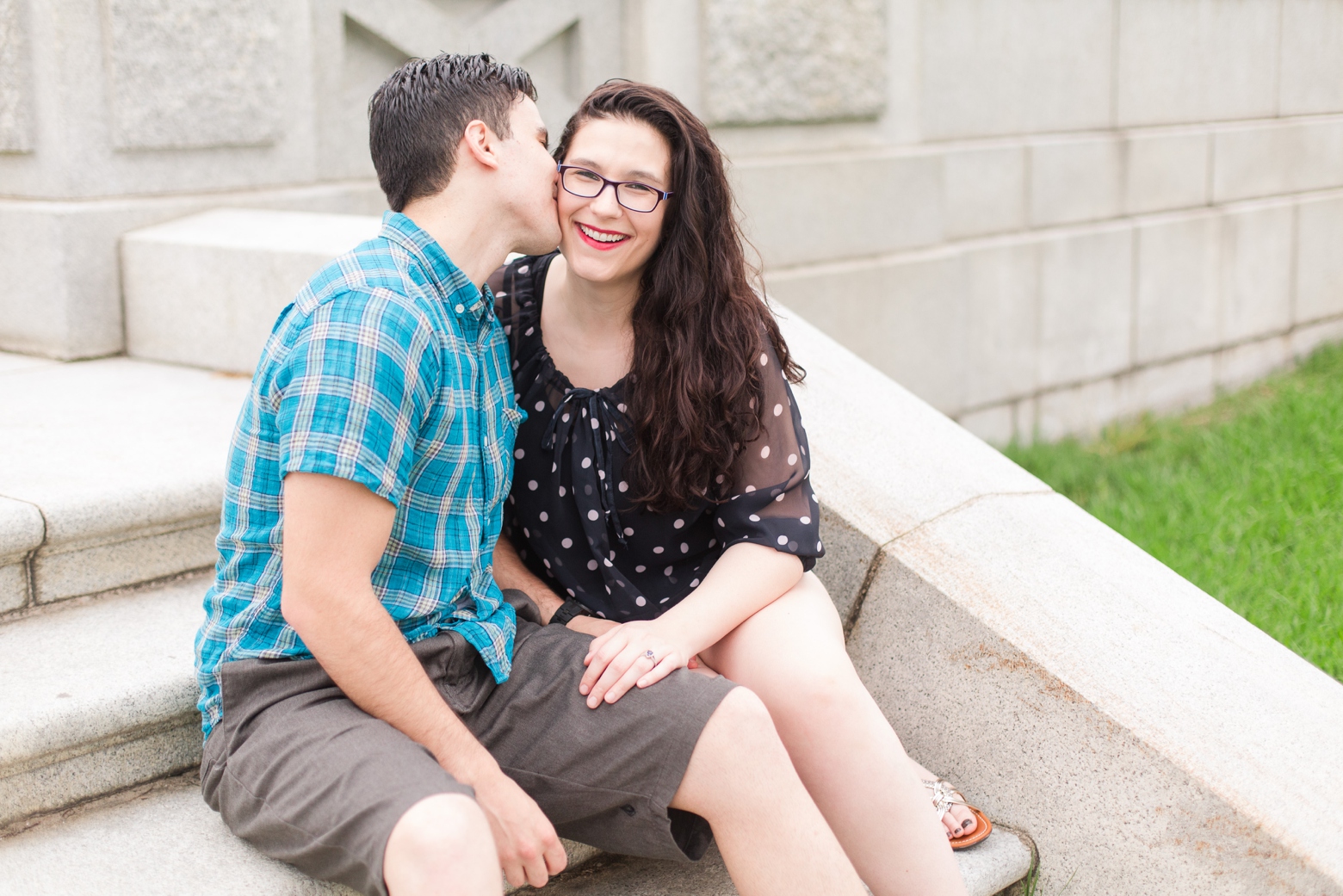 Lions Bridge Engagement Session in Newport News by Angie McPherson Photography