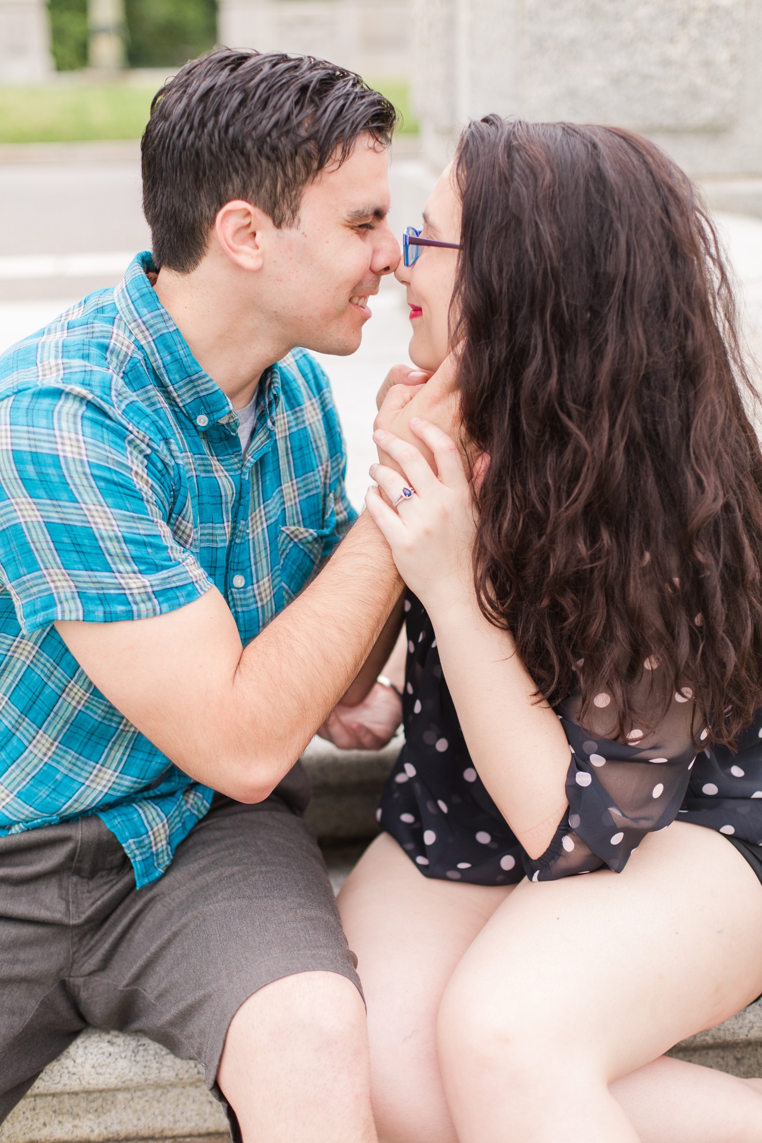 Lions Bridge Engagement Session in Newport News by Angie McPherson Photography