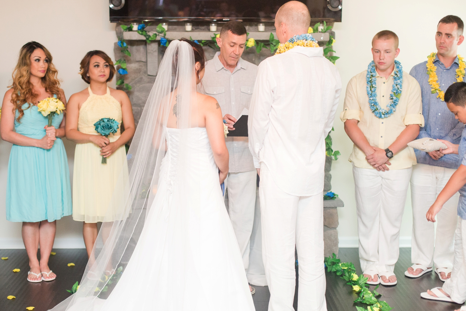 Newport News Luau Themed Wedding by Angie McPherson Photography