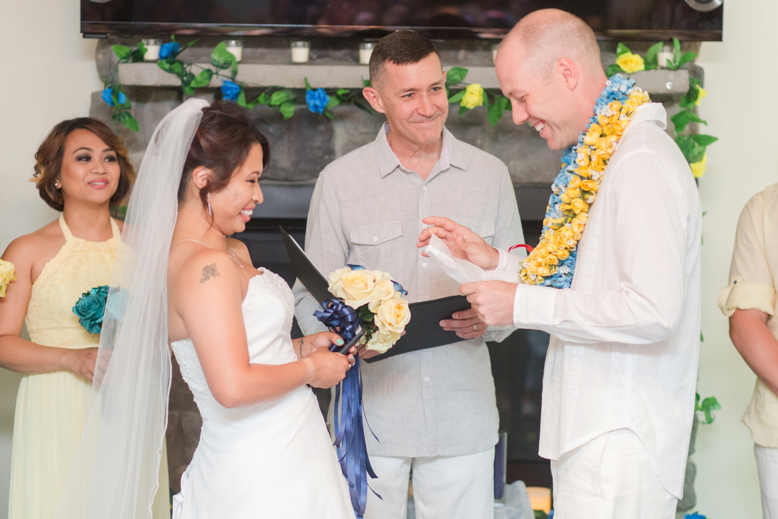 Newport News Luau Themed Wedding by Angie McPherson Photography