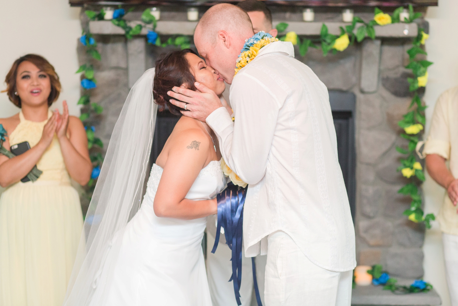 Newport News Luau Themed Wedding by Angie McPherson Photography