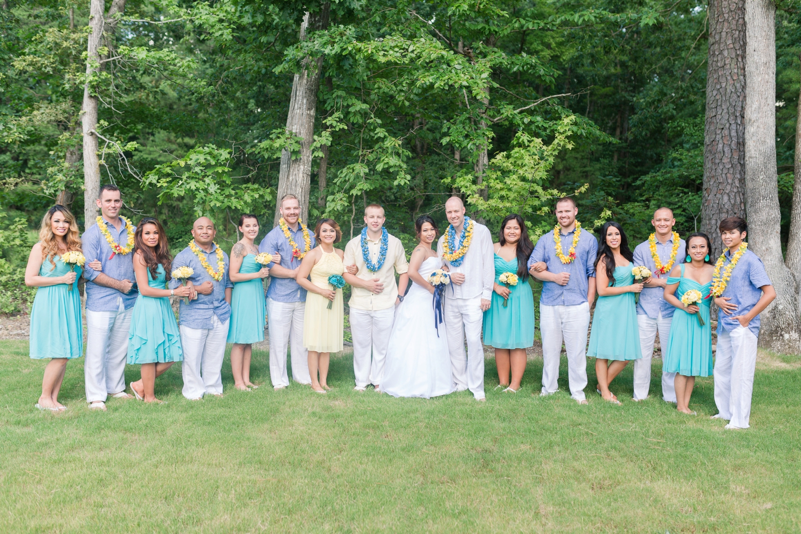 Newport News Luau Themed Wedding by Angie McPherson Photography