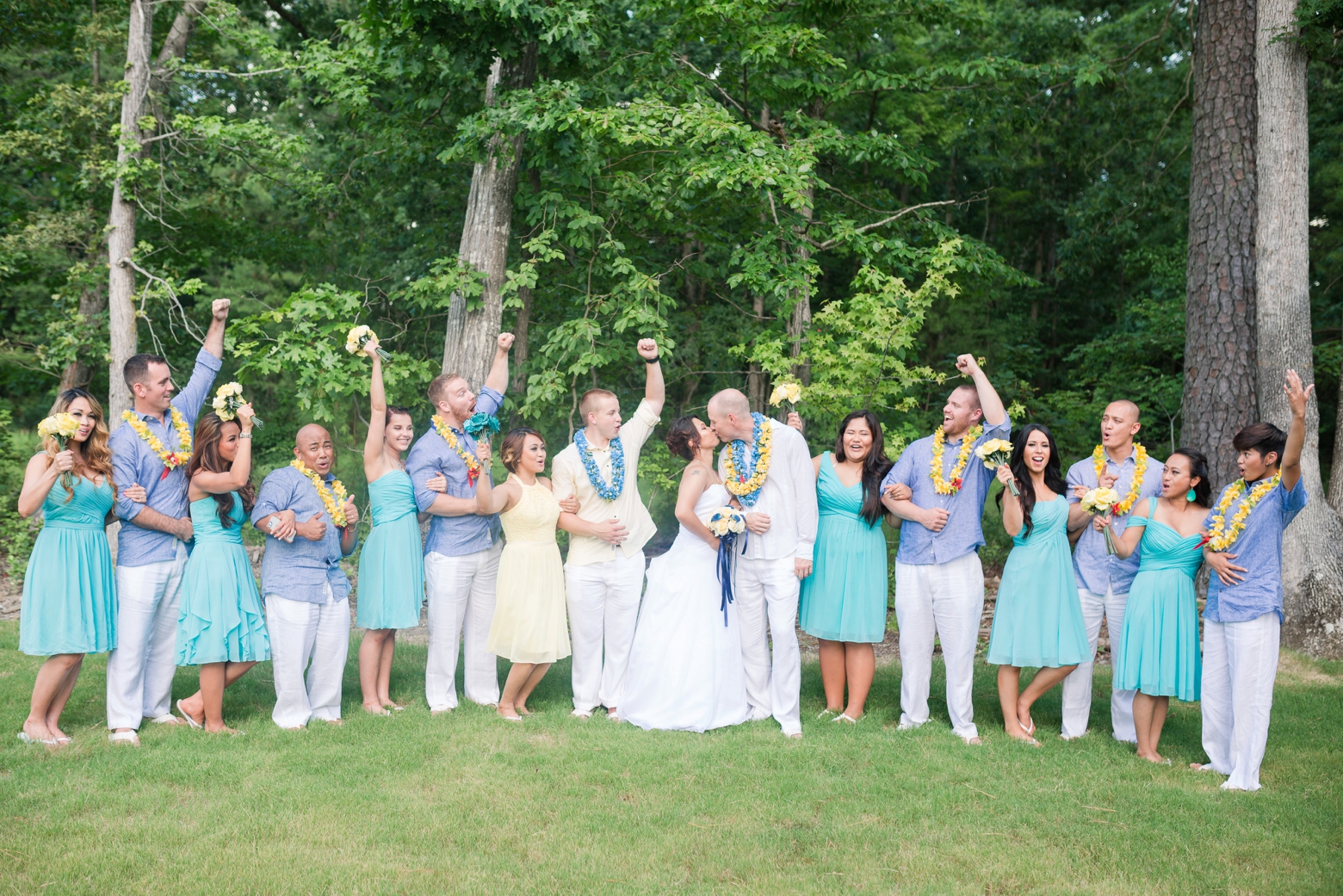 Newport News Luau Themed Wedding by Angie McPherson Photography