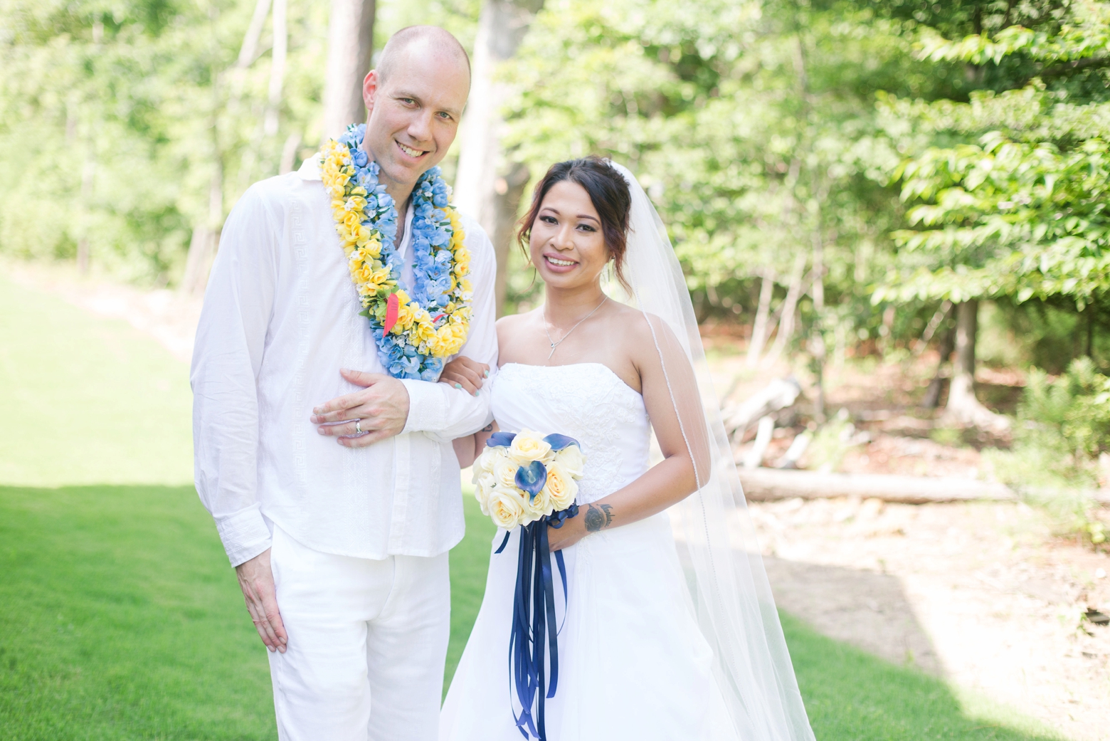 Newport News Luau Themed Wedding by Angie McPherson Photography