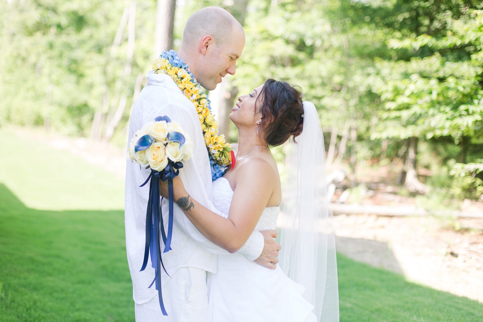 Newport News Luau Themed Wedding by Angie McPherson Photography