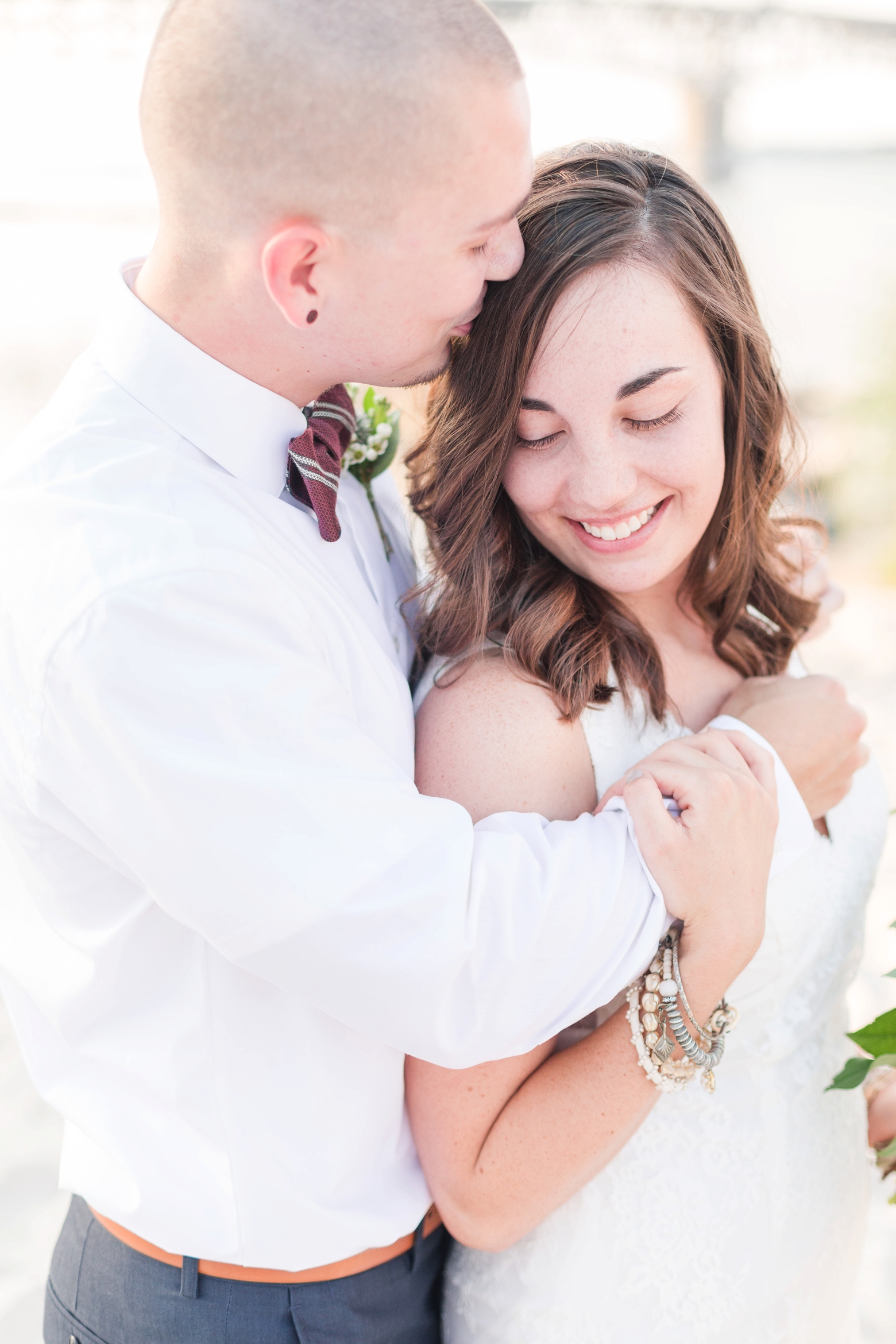 Intimate Yorktown Beach wedding by Angie McPherson Photography