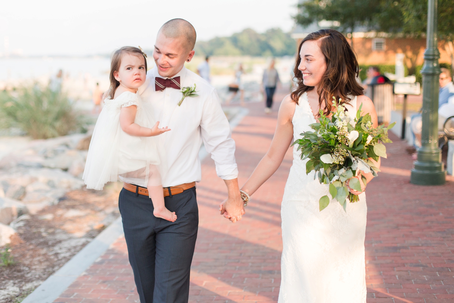 Intimate Yorktown Beach wedding by Angie McPherson Photography