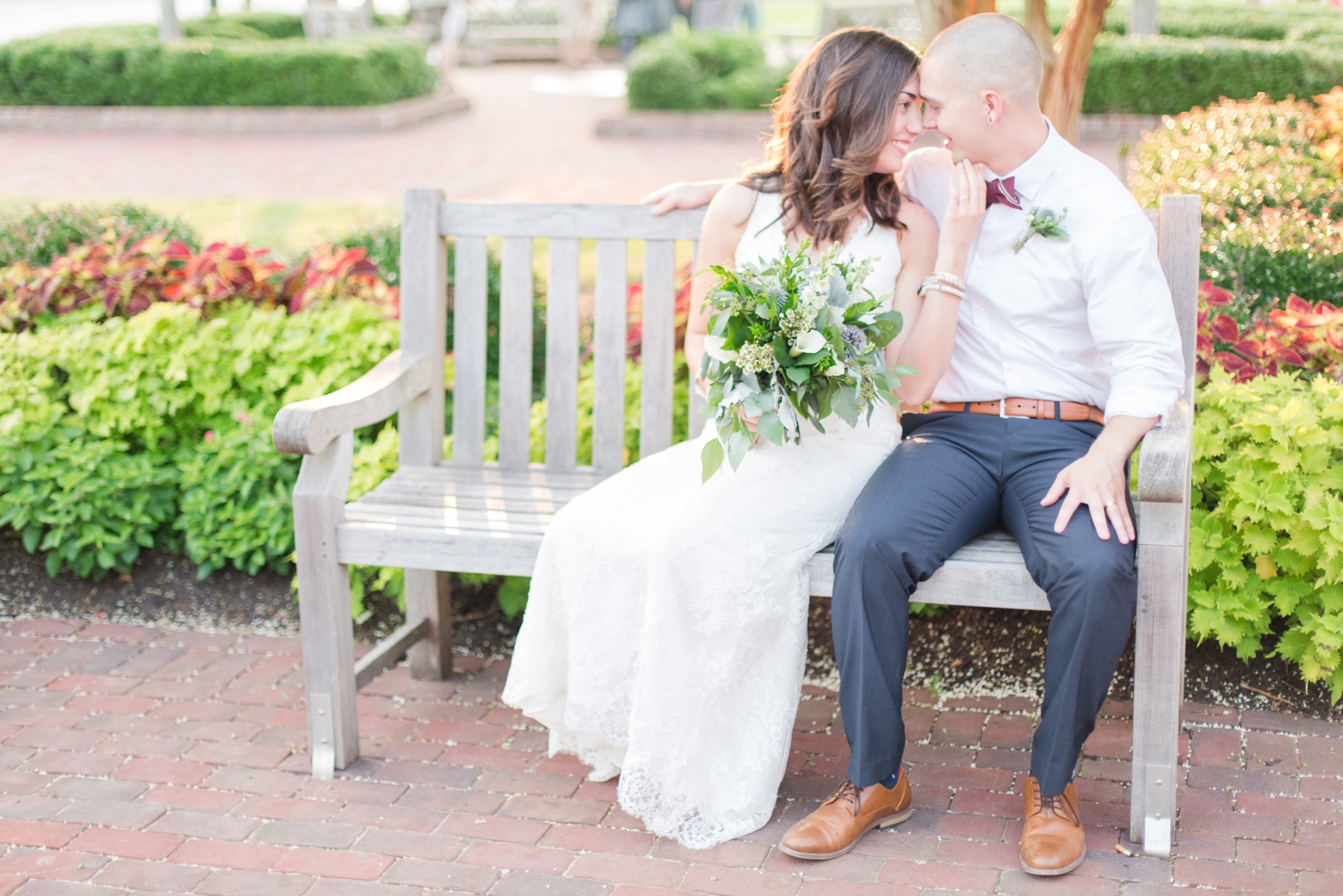 Intimate Yorktown Beach wedding by Angie McPherson Photography