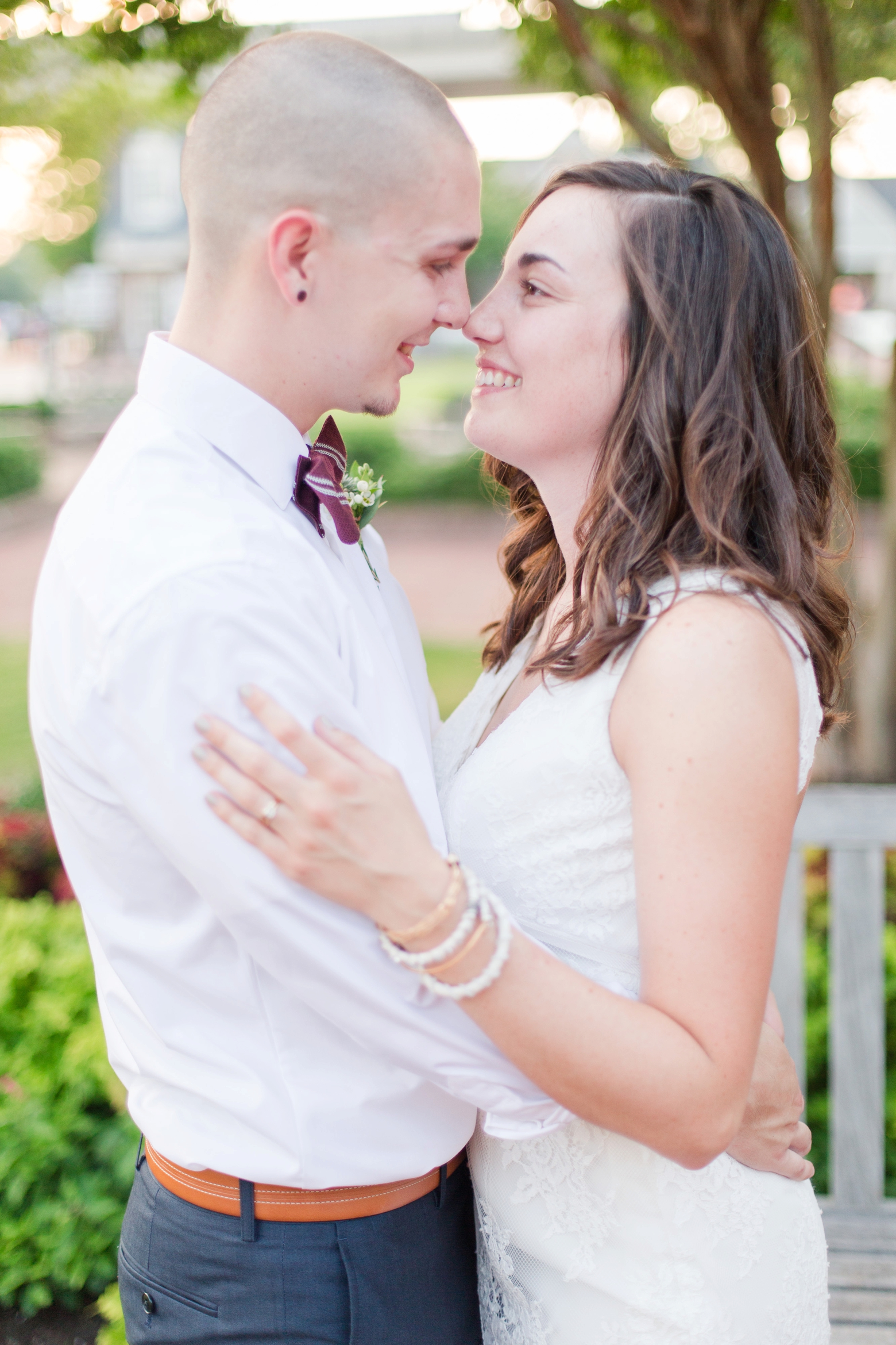 Intimate Yorktown Beach wedding by Angie McPherson Photography