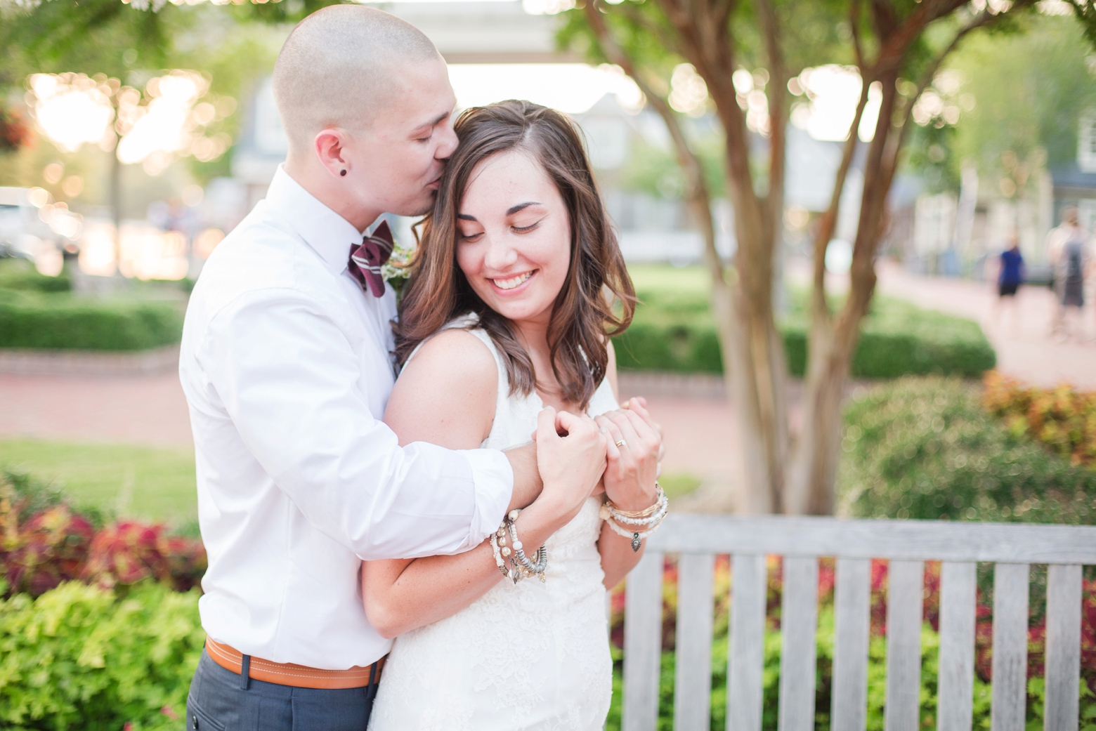 Intimate Yorktown Beach wedding by Angie McPherson Photography