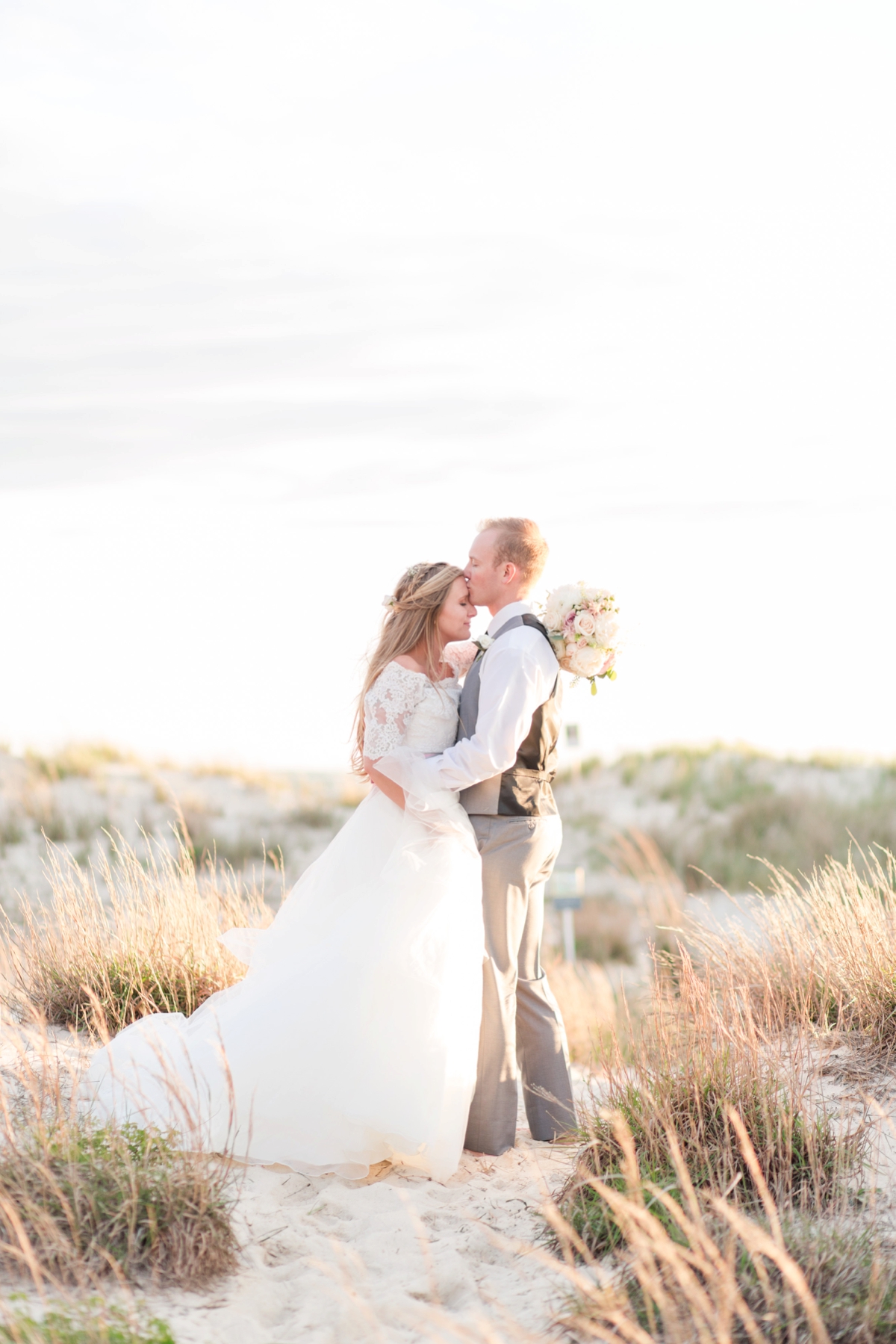 Bride & Groom Portrait | Cape Charles Wedding Photography by Angie McPherson Photography