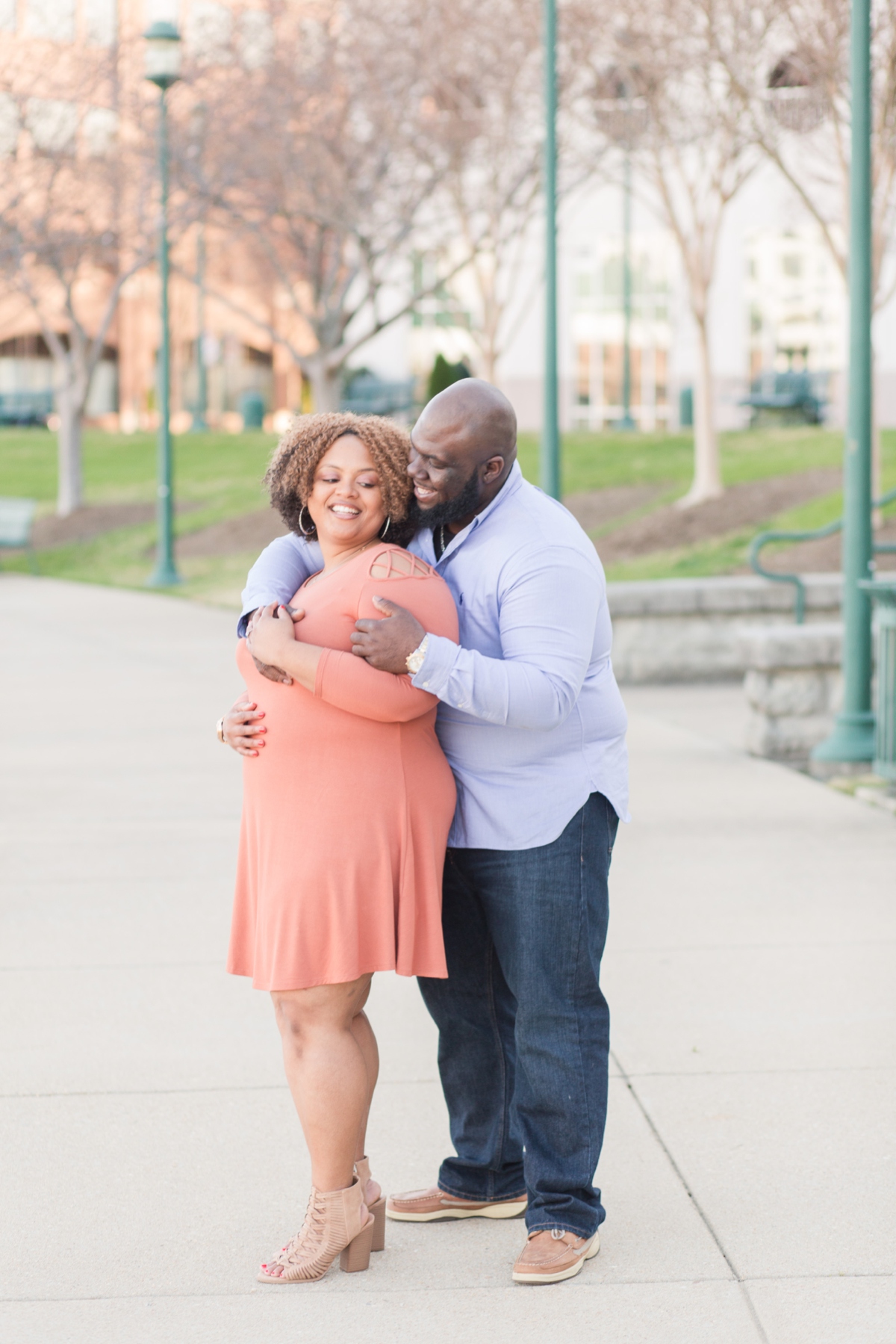 City Center Engagement Photography by Angie McPherson Photography