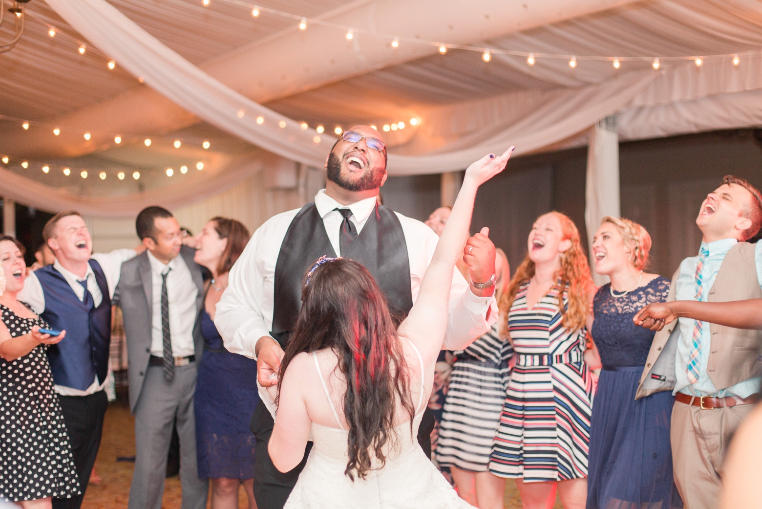 Ford's Colony Country Club Wedding by Angie McPherson Photography | The Starry Night Vincent van Gogh Wedding