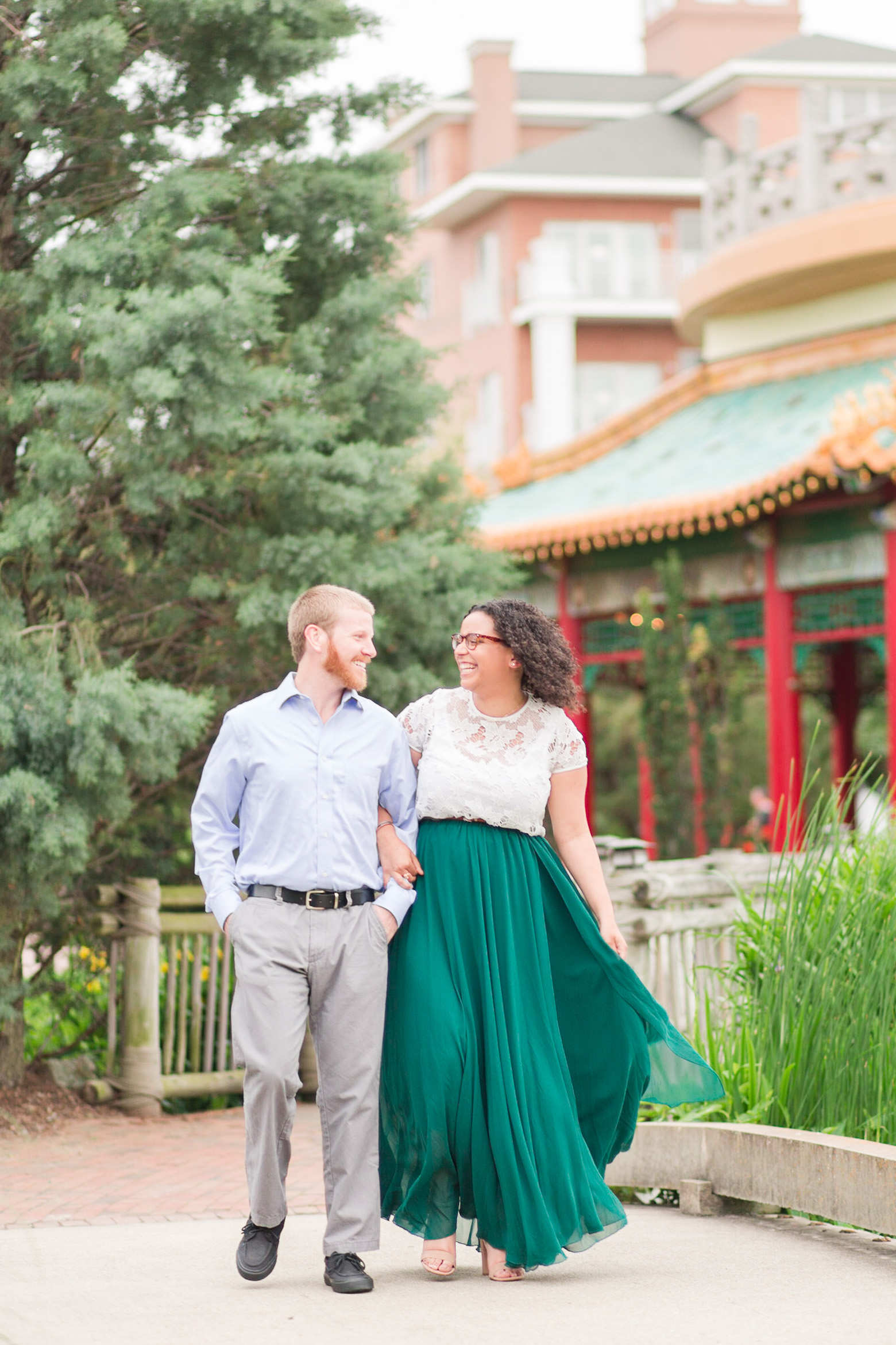 Norfolk Pagoda Engagement Photography by Angie McPherson Photography