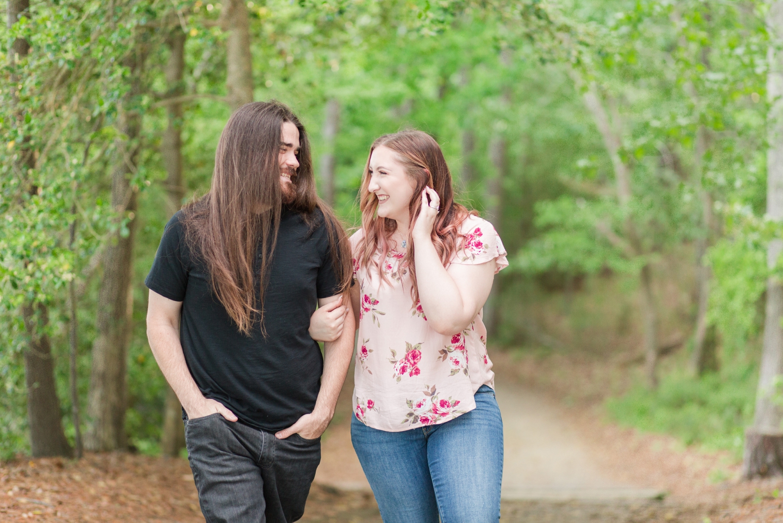 Noland Trail Engagement Photography by Angie McPherson Photography