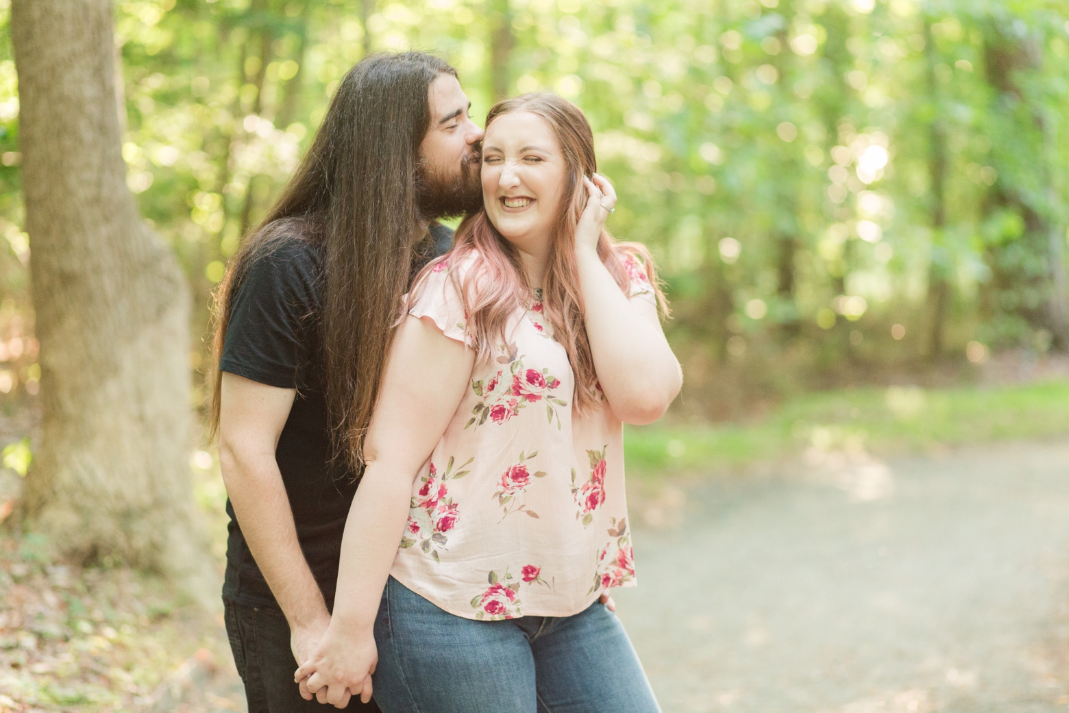 Noland Trail Engagement Photography by Angie McPherson Photography