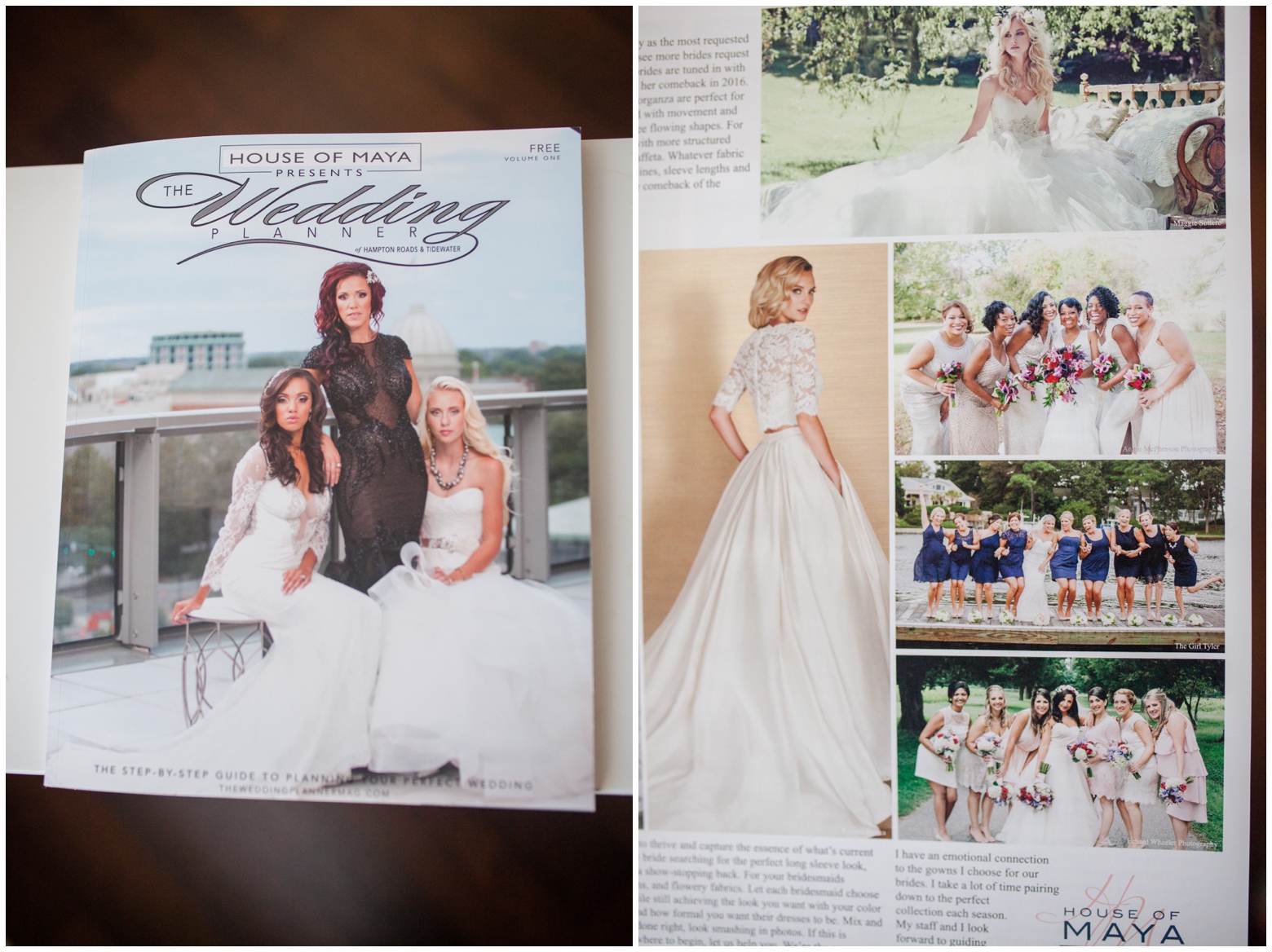 Wedding Planner of Hampton Roads Magazine Angie McPherson Photography