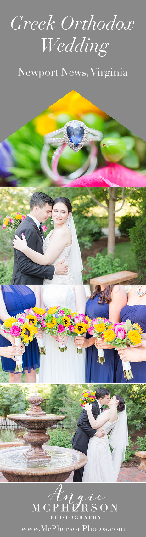 Newport News Greek Orthodox Wedding by Angie McPherson Photography