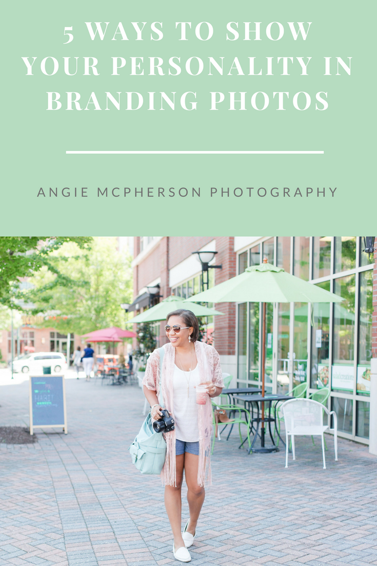 5 Ways to Show Your Personality in Branding Photos| Personal Branding Photography by Angie McPherson Photography