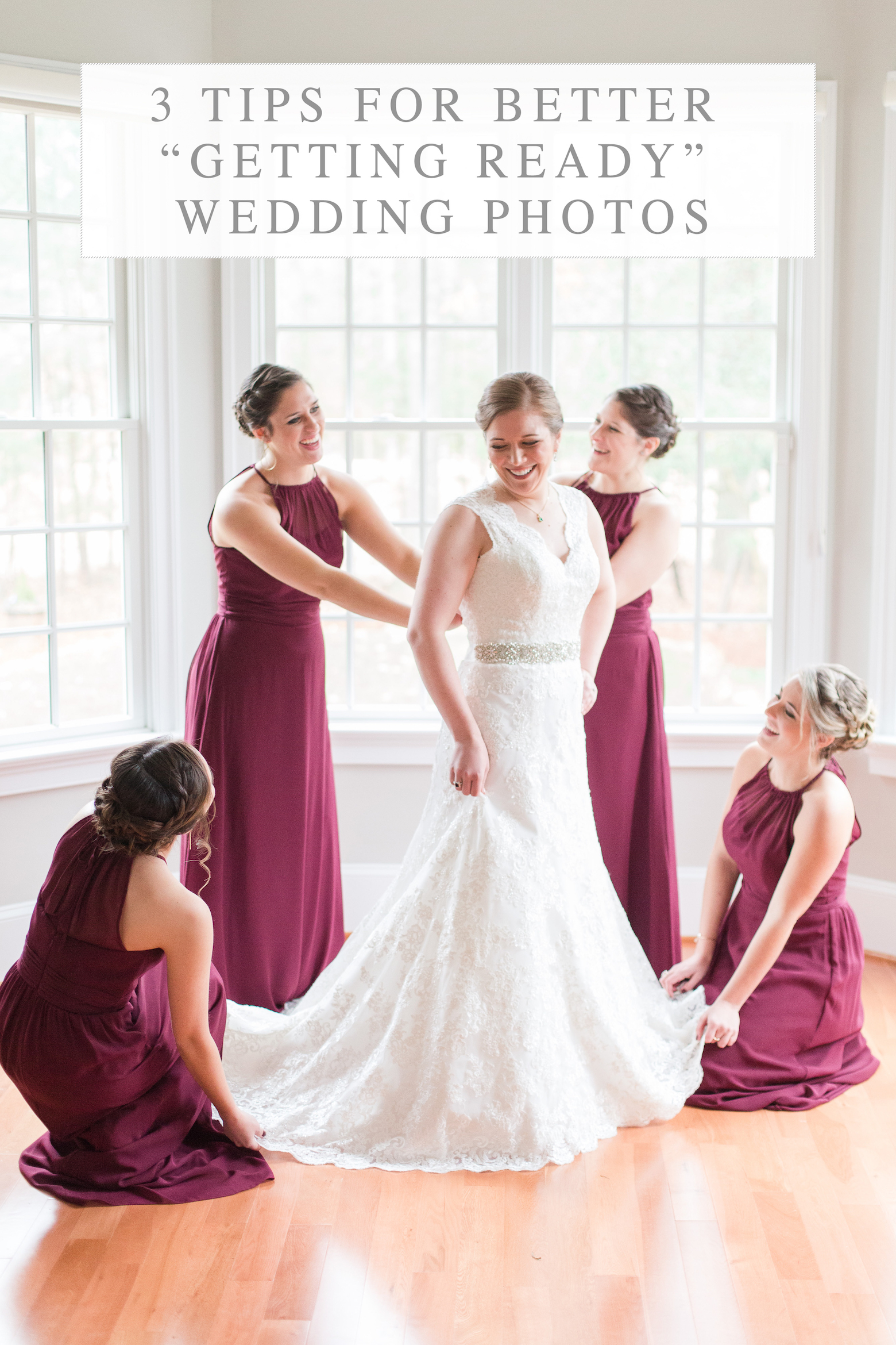 3 Tips for Better Getting Ready Wedding Photos | Angie McPherson Photography