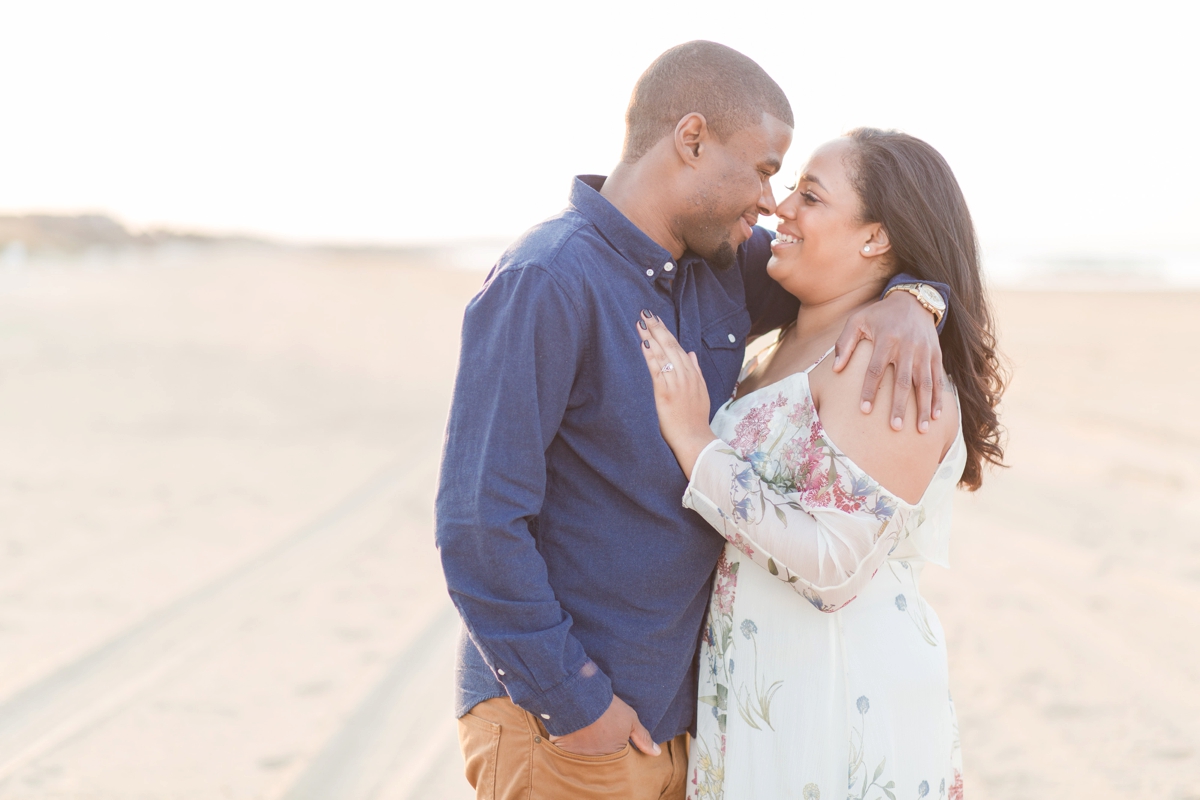 East Beach Norfolk Engagement Photography by Angie McPherson Photography