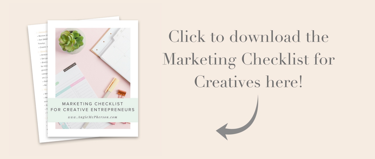 Marketing Checklist for Creative Entrepreneurs